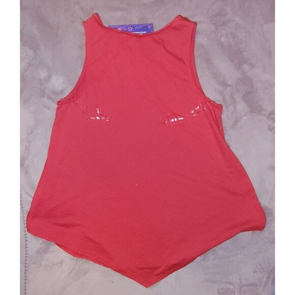 NWT Panhandle Ladies Red Americana Tribal Aztec Tank Shirt Top Small Women's - Picture 3 of 5